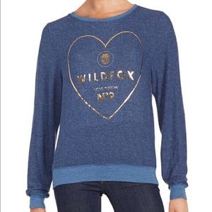 Wildfox No.9 Heart Sweater